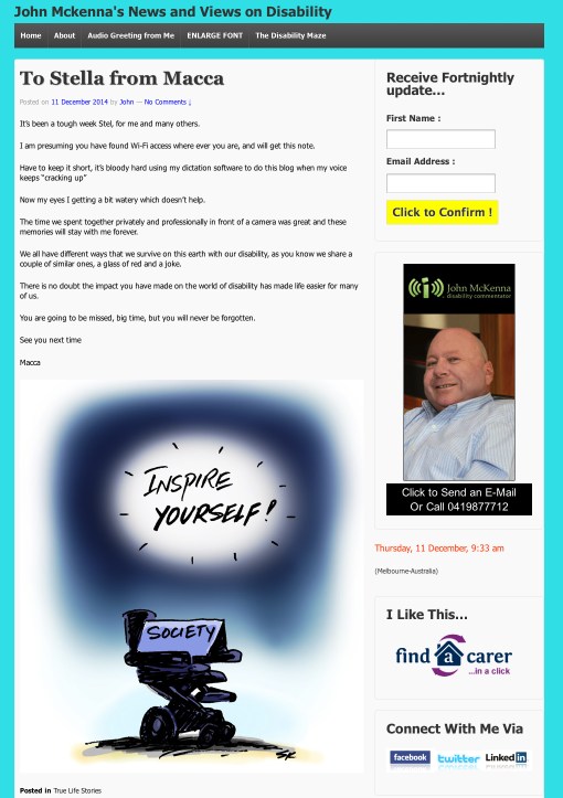 McKenna blog December12