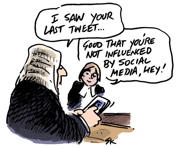 Judges juries publicity