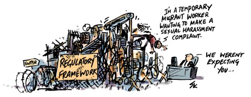 Migrant worker sexual harassment