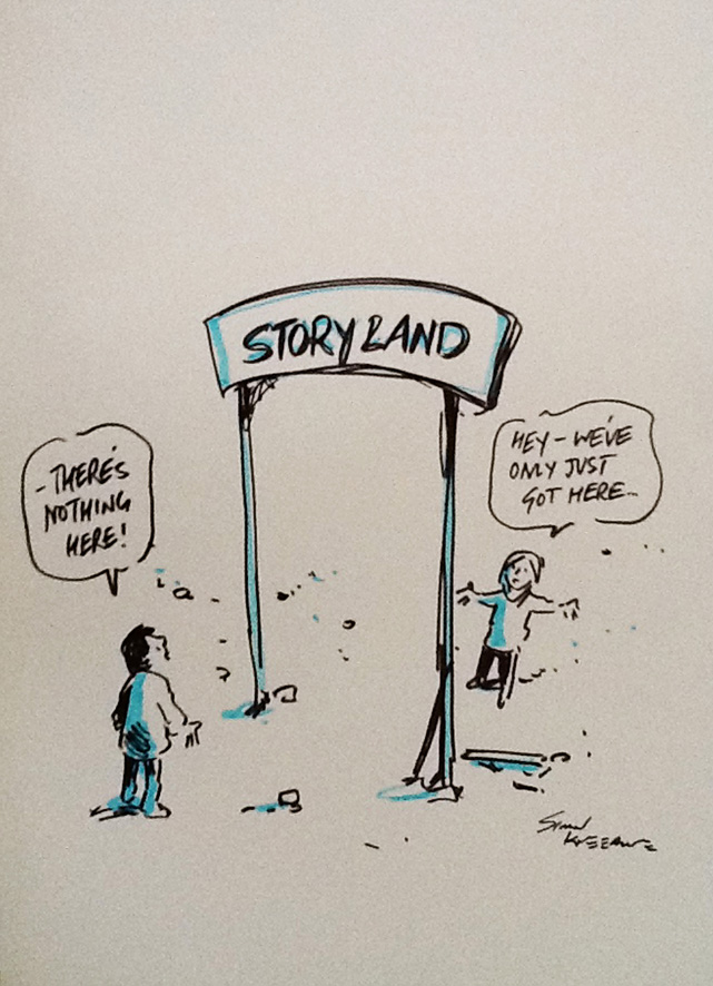 Storyland only just got here